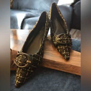 C.Paravano Flat Shoes for Women Pointed Toe Ballet Flats